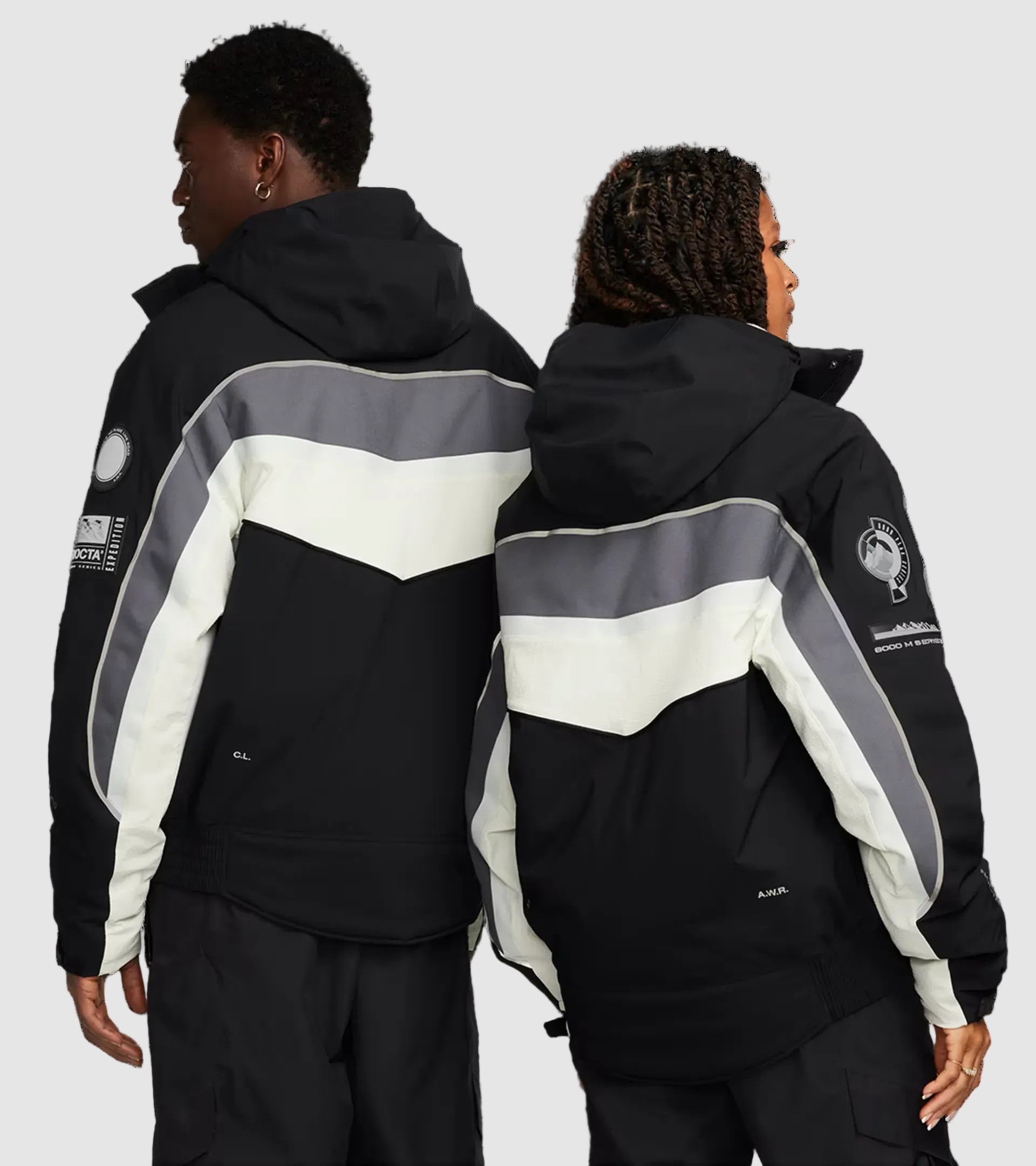 NOCTA DLMTS 8000 Jacket Noir et Blanc Splincing