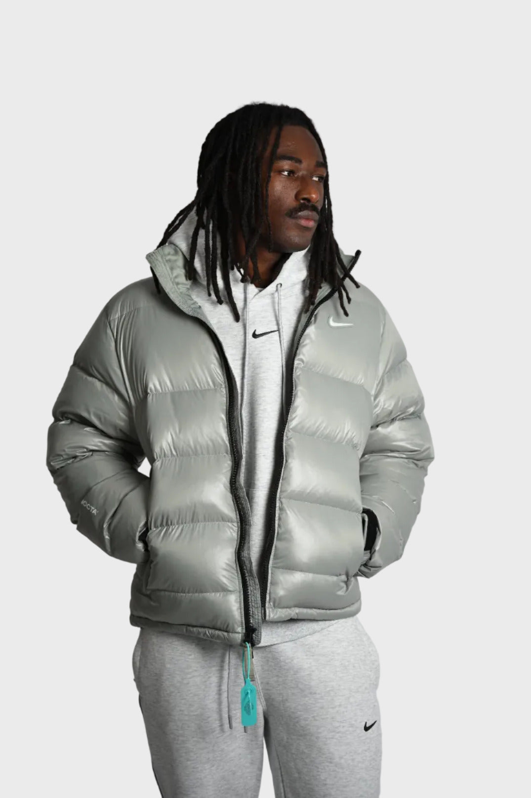 Nike x Drake NOCTA Puffer Jacket gris 1